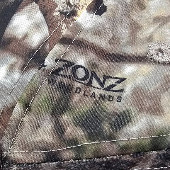 Cabela's Snapback Hunting Hat Woodlands Camo Outdoor Cap Fishing Hiking OSFM - Picture 6 of 6